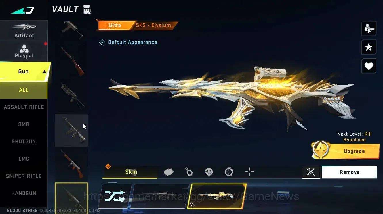 Blood Strike Accounts ASIA|ULTRA [MP5-Turbocharge,SKS-Elysium]|Legendary image 8