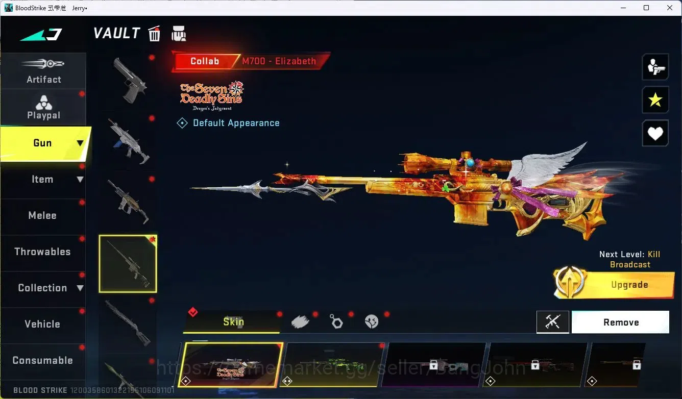 Blood Strike Accounts ASIA | 1 EVO | 1 Eternal Gun | 8 Collab Gun (2 AOT image 11