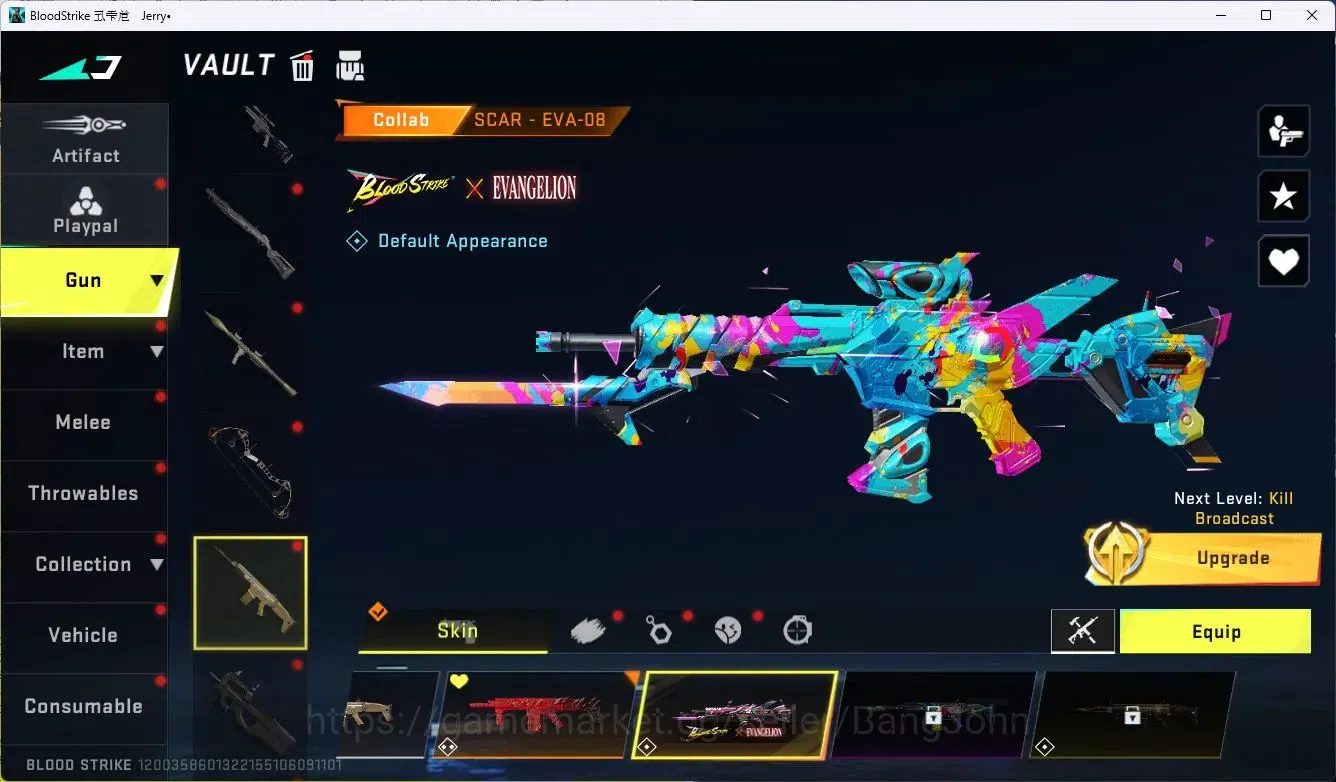 Blood Strike Accounts ASIA | 1 EVO | 1 Eternal Gun | 8 Collab Gun (2 AOT image 13