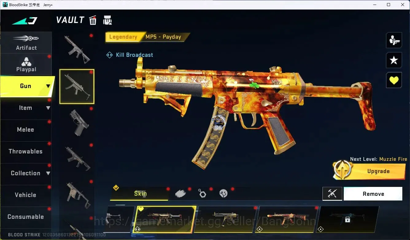 Blood Strike Accounts ASIA | 1 EVO | 1 Eternal Gun | 8 Collab Gun (2 AOT image 3