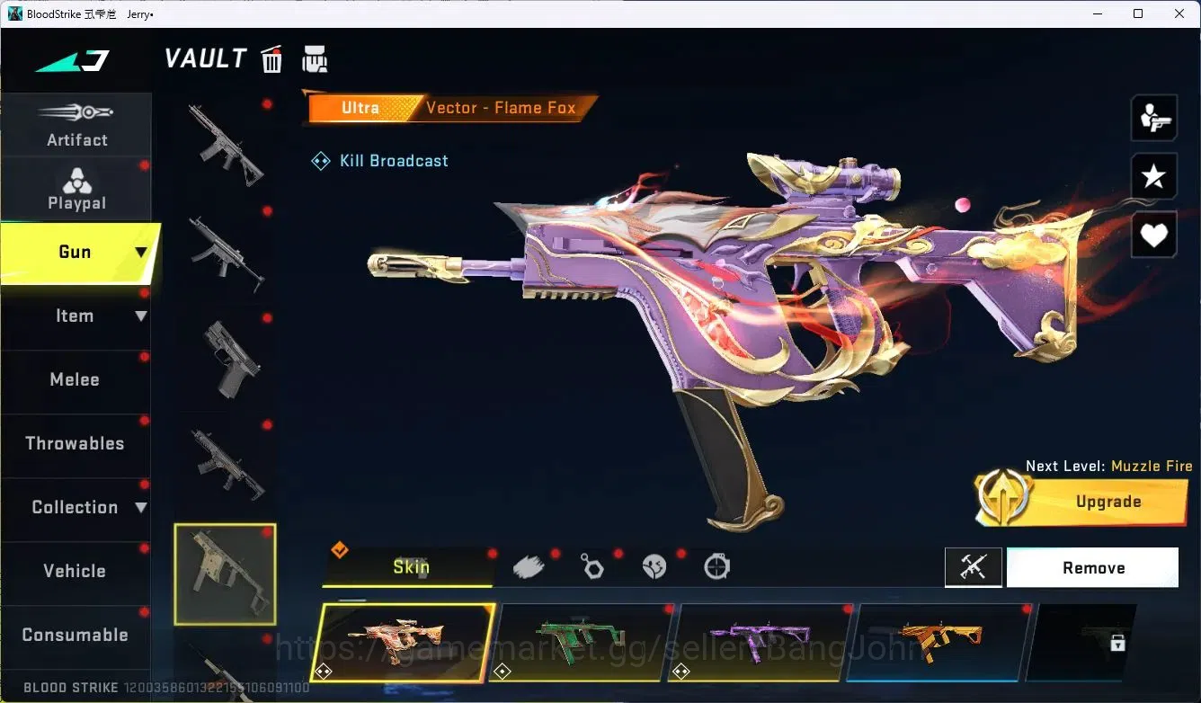 Blood Strike Accounts ASIA | 1 EVO | 1 Eternal Gun | 8 Collab Gun (2 AOT image 6