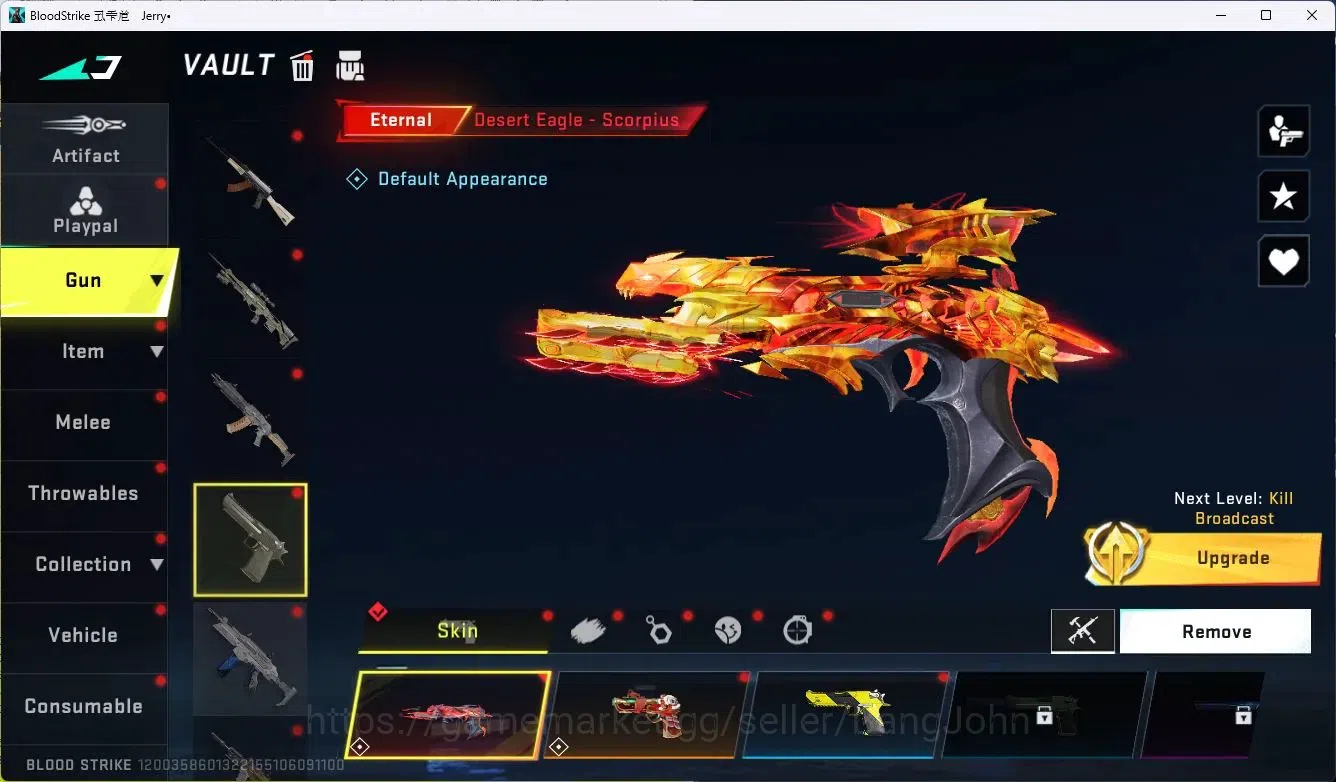 Blood Strike Accounts ASIA | 1 EVO | 1 Eternal Gun | 8 Collab Gun (2 AOT image 8