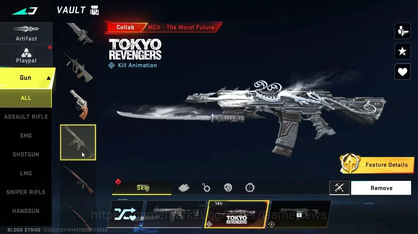 Blood Strike Accounts ASIA|Collab TOKREV[MCX-Worst Future]|ULTRA Melee[T image 11