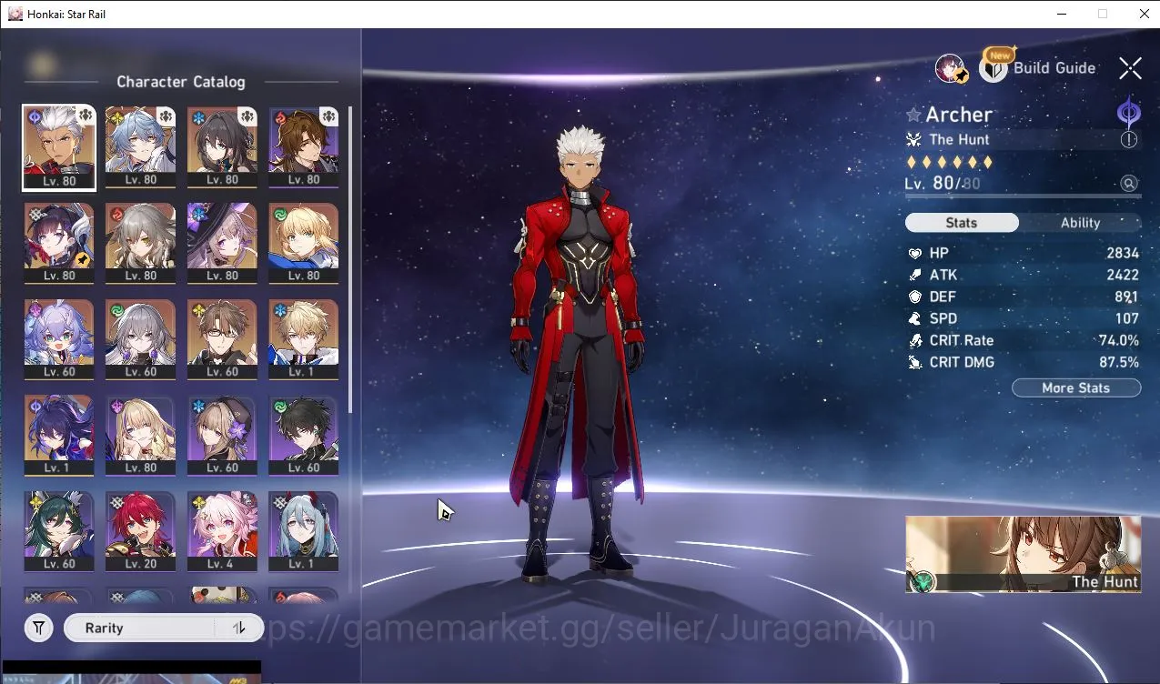 Honkai Star Rail Accounts End Game ASIA|TL66|5 Limited[Sunday+Sign,Ruan Mei,The Herta,Hysilens,Archer,Etc]|Amphoreus|Take 2