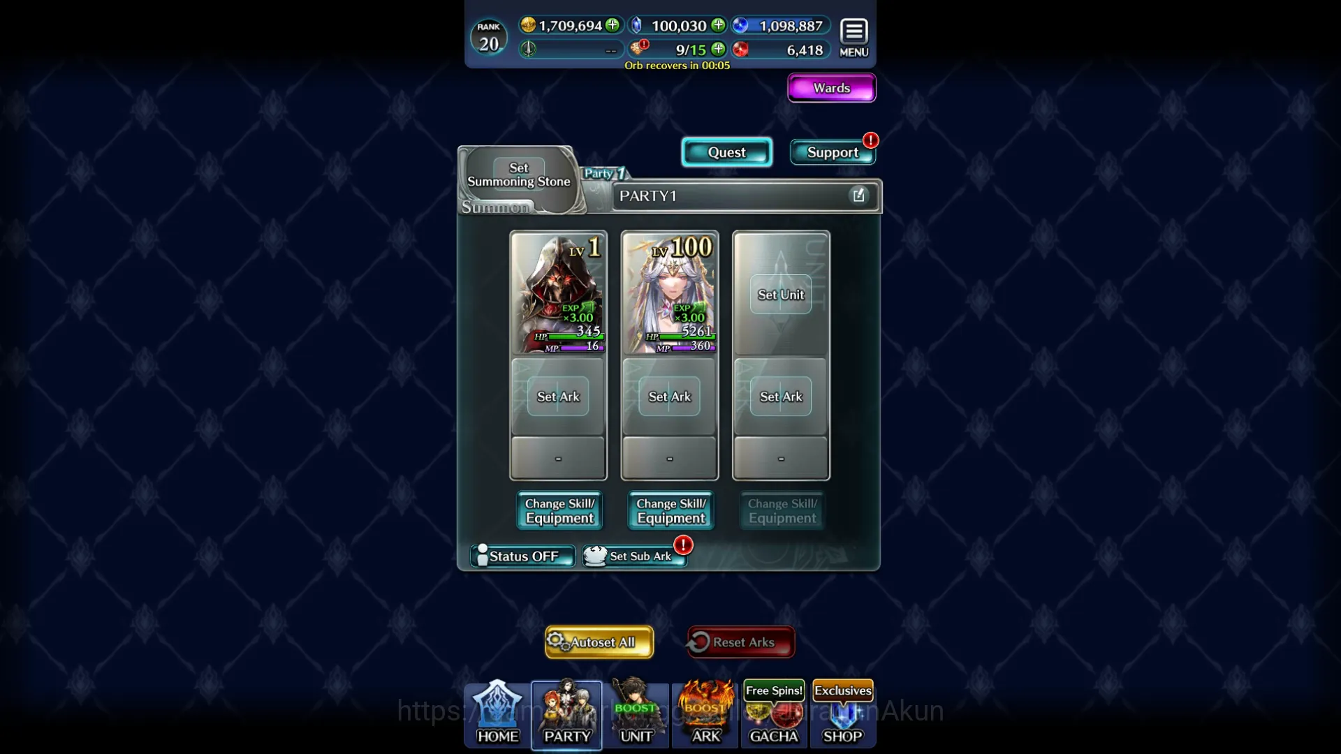 Last Cloudia Accounts Others GLOBAL | Starter 100000 Crystal +Goddes Lilaha + Other Unit |Story Challenge Unclear| Code