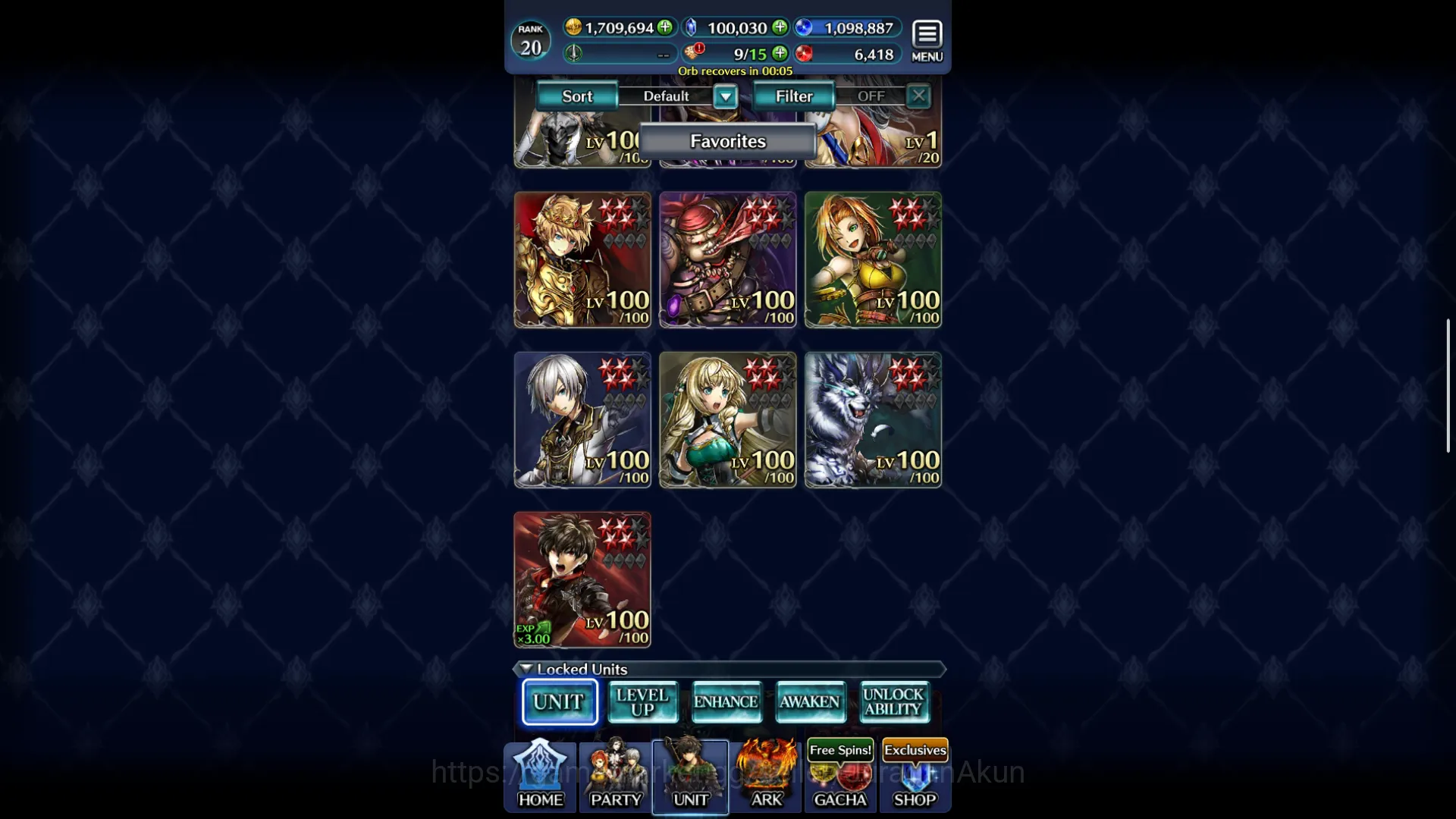 Last Cloudia Accounts Others GLOBAL | Starter 100000 Crystal +Goddes Lilaha + Other Unit |Story Challenge Unclear| Code 2