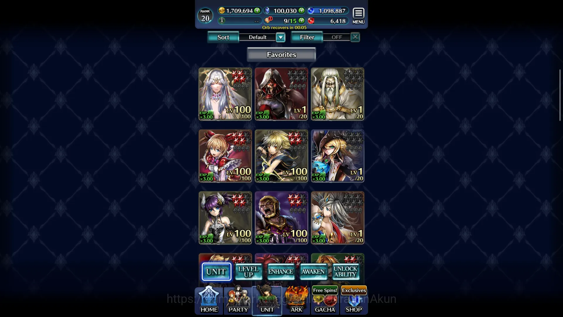 Last Cloudia Accounts Others GLOBAL | Starter 100000 Crystal +Goddes Lilaha + Other Unit |Story Challenge Unclear| Code 3
