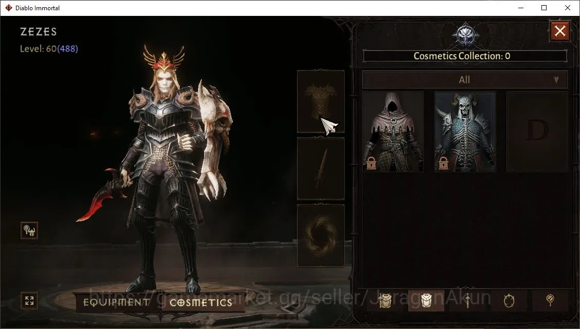 Diablo Immortal Accounts NA-Chain of Honor|Lv60(488)Necromancer|24K CR|Reso image 2