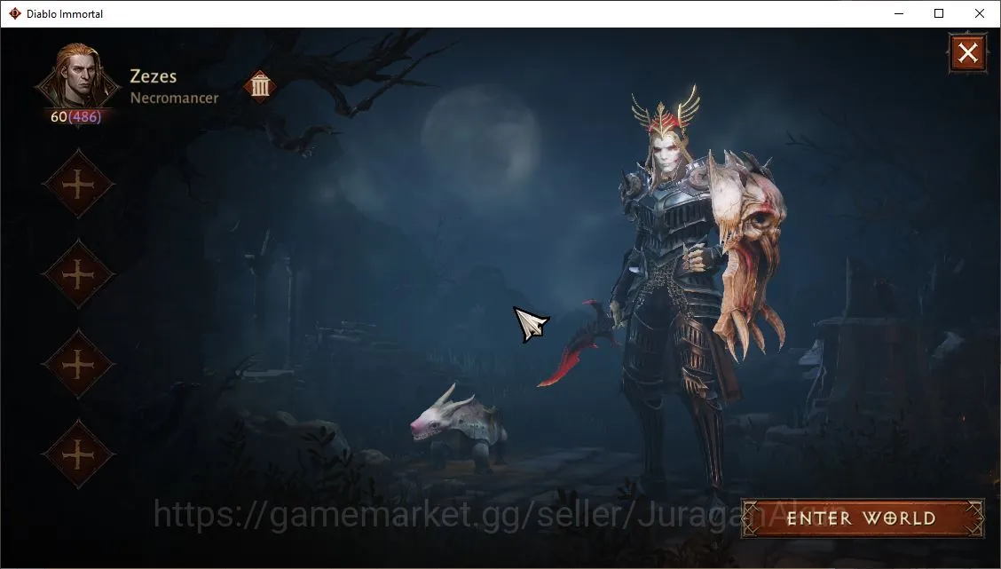 Diablo Immortal Accounts NA-Chain of Honor|Lv60(488)Necromancer|24K CR|Reso image 5