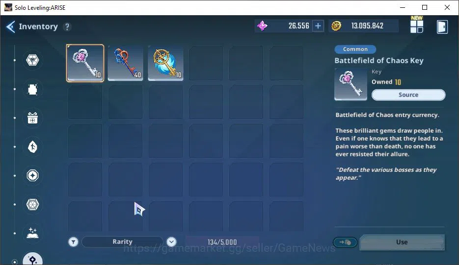 Solo Leveling: ARISE Accounts 655k Power + 26k 14