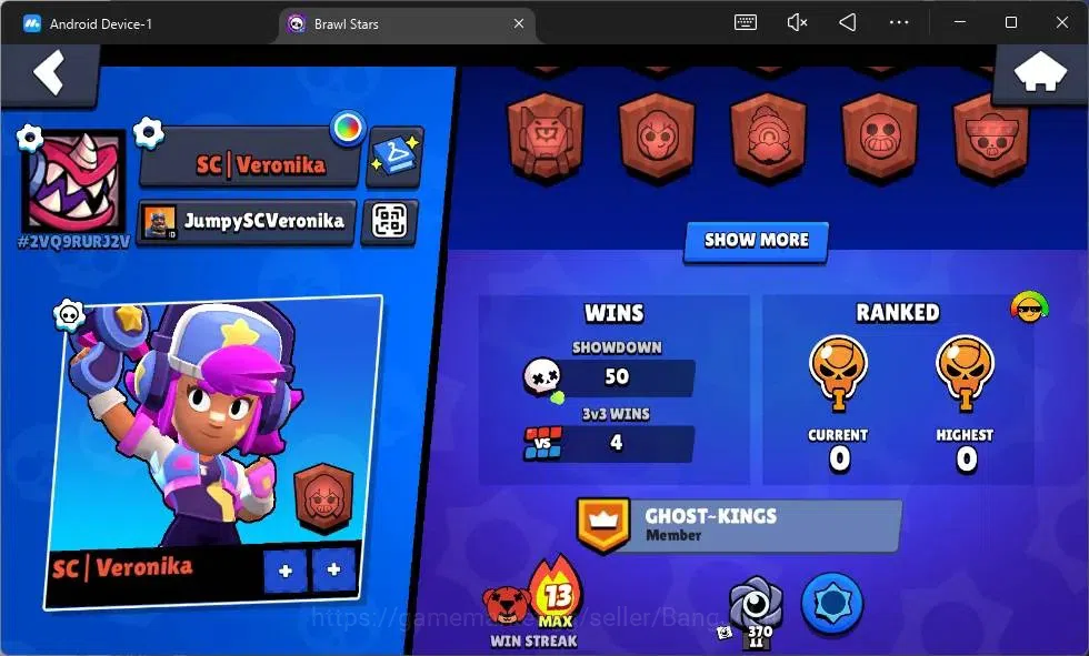Brawl Stars Accounts Global | 1007 Thropy|16 Brawler|3 Max Hypercharge( image 3