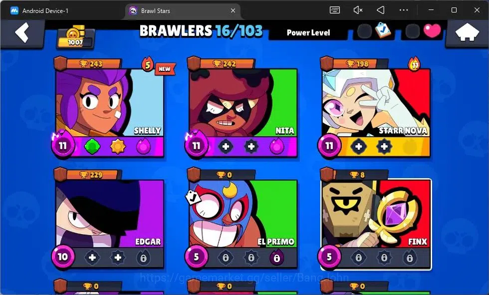 Brawl Stars Accounts Global | 1007 Thropy|16 Brawler|3 Max Hypercharge( image 5