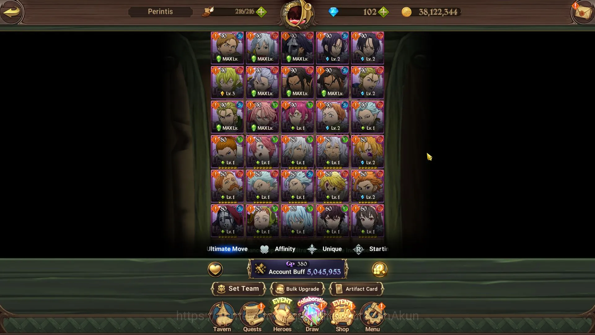 The Seven Deadly Sins: Grand Cross Accounts Endgame Asia|5M CC|3 LR+10 UR+Many 6