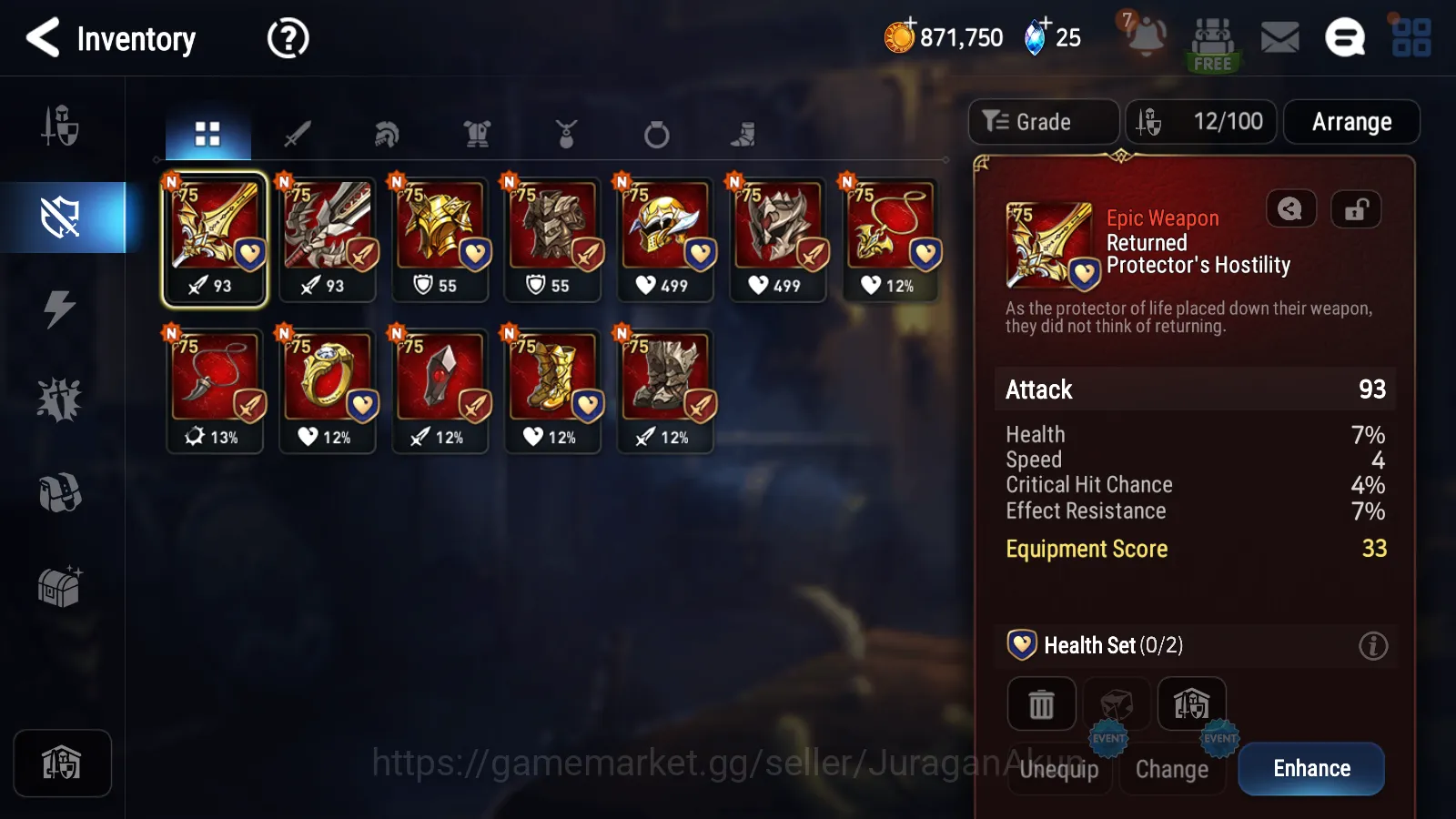 Epic Seven Accounts Global Unverif|Starter 2ML (Faithless Lidica, Clos image 4