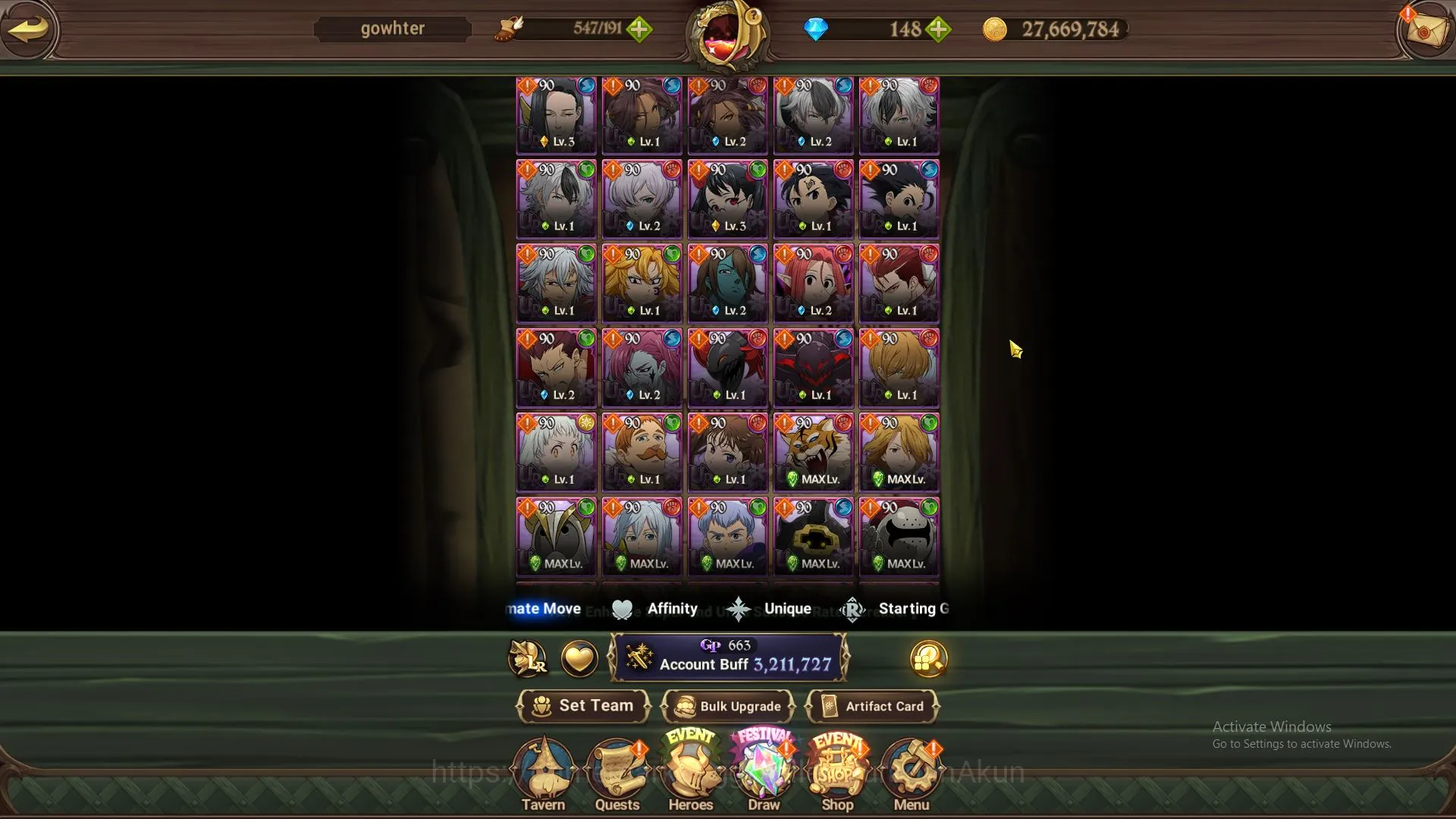 ASIA|3,2M CC|2 LR+7 UR+Full Collab Konosuba+148 Gems|Burnhild3/6,Elizabeth,Tristan2/6,EliMeli2/6,Skuld,Etc|Code Only|(SDS2729) The Seven Deadly Sins: Grand Cross Accounts Midgame ASIA|3,2M CC|2 LR+7 UR+Full Collab Konosuba+148