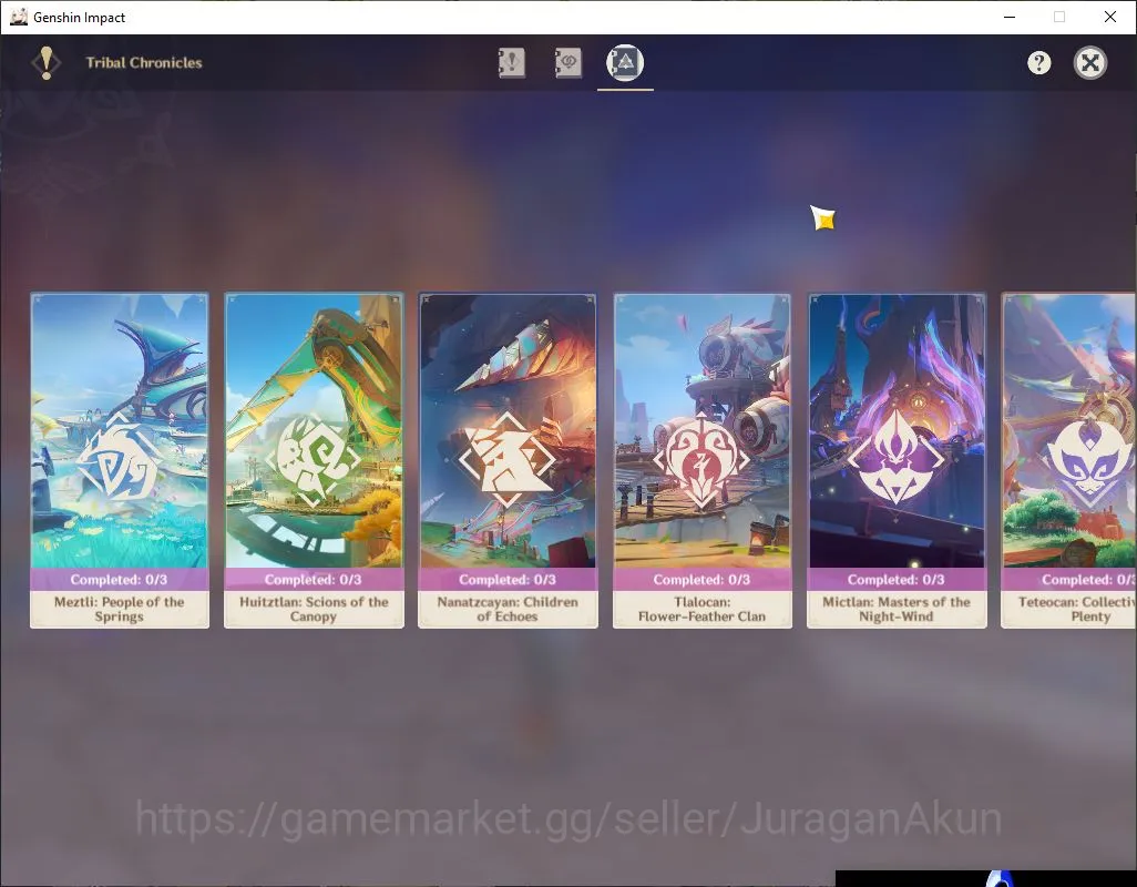 Genshin Impact Accounts Mid Game ASIA|AR 58|9 Limited+ 4[5 *Weapon]|[Raiden,Nahida]+Sign Kazuha,Yelan,Arlechino,Senhe,Ayaka 10