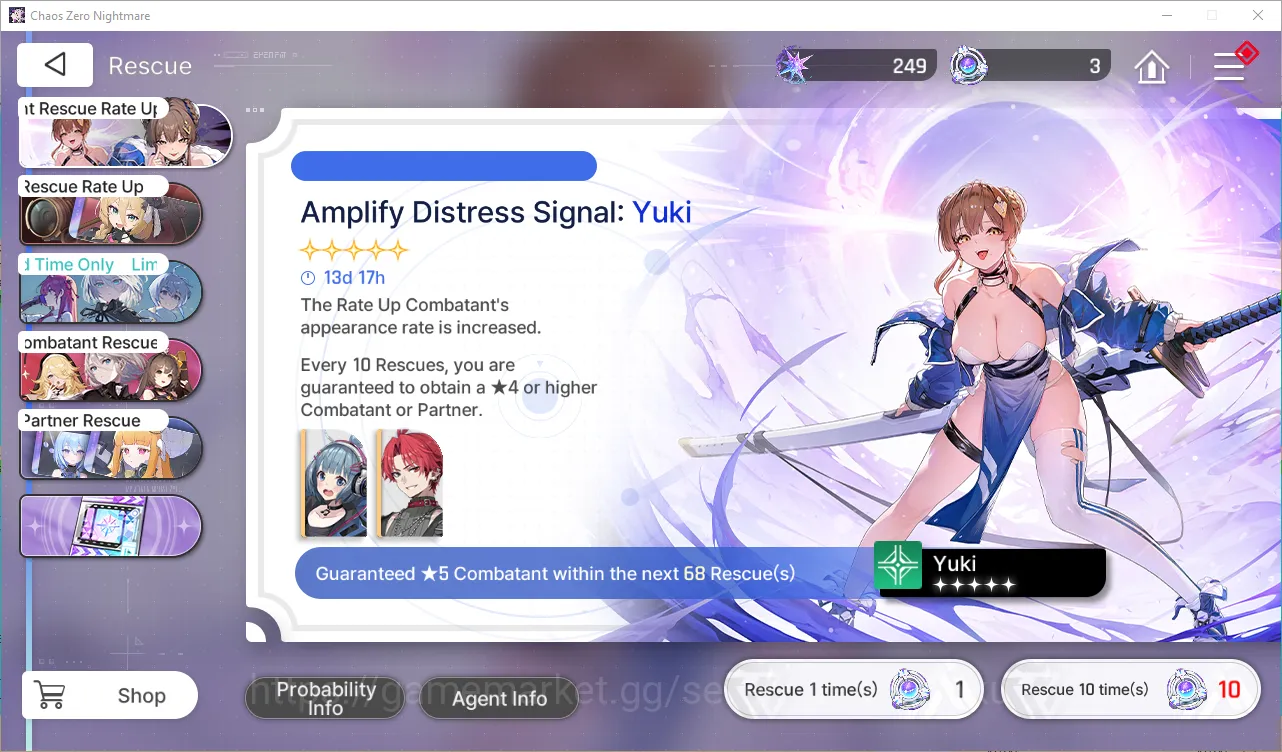 Chaos Zero Nightmare Accounts Global Lv33| 6 SSR (Yuki+Sign,MeiLinM1,RenoaM1,Orl image 8