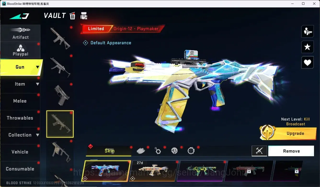 Blood Strike Accounts ASIA| 2 Collab [TR] | 1 Limited Gun: Origin-12|3 U image 2