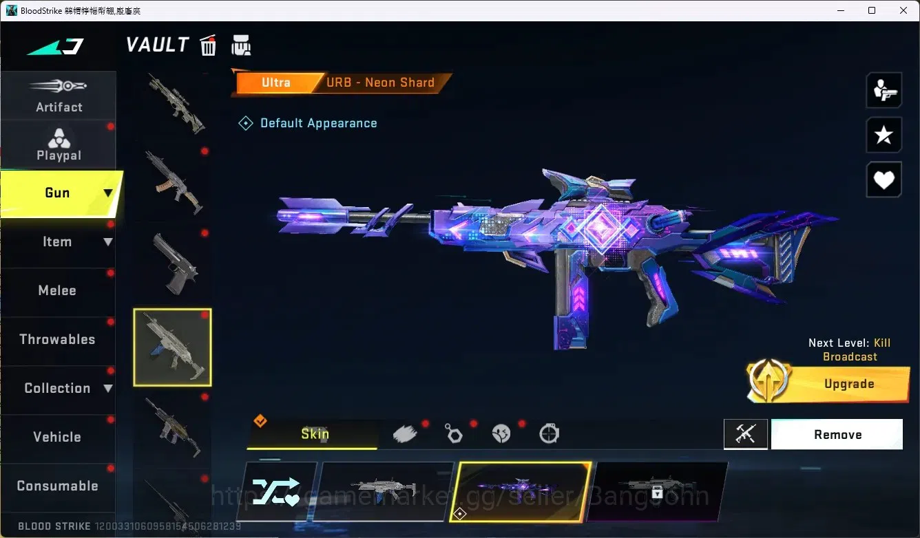 Blood Strike Accounts ASIA| 2 Collab [TR] | 1 Limited Gun: Origin-12|3 U image 3