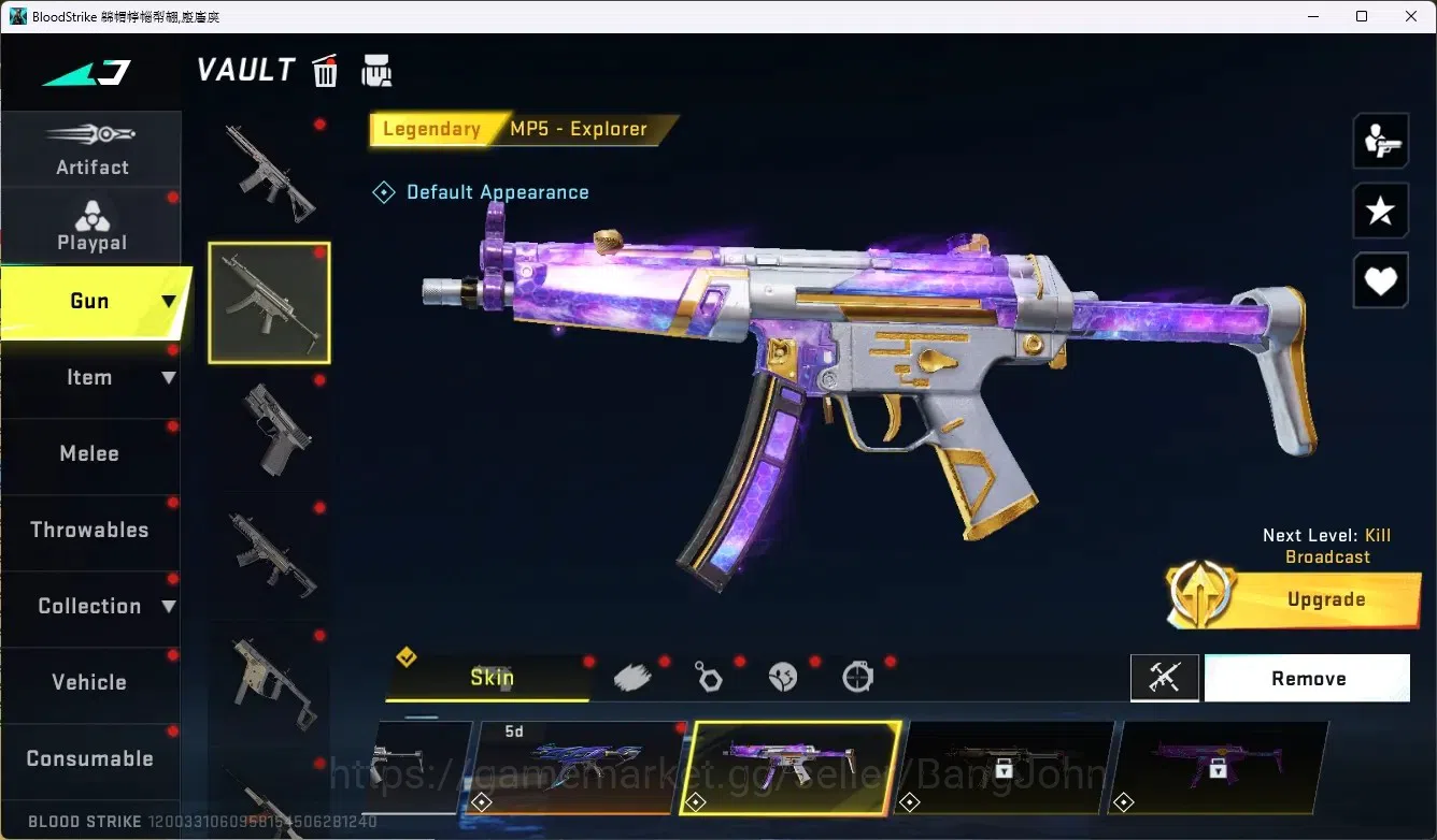 Blood Strike Accounts ASIA| 2 Collab [TR] | 1 Limited Gun: Origin-12|3 U image 9