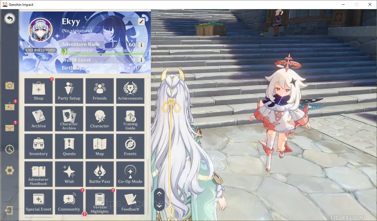 Genshin Impact Accounts Others Asia|AR 60 |18 Limited(8Std)+12*5WP(5Sign)|HuTao C1,Zibai,Columbina,Yelan,Nefer,Etc.|5 1