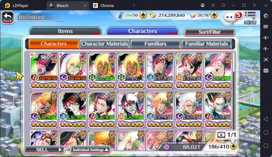 Bleach: Brave Souls Accounts High-End GLOBAL |20K 10