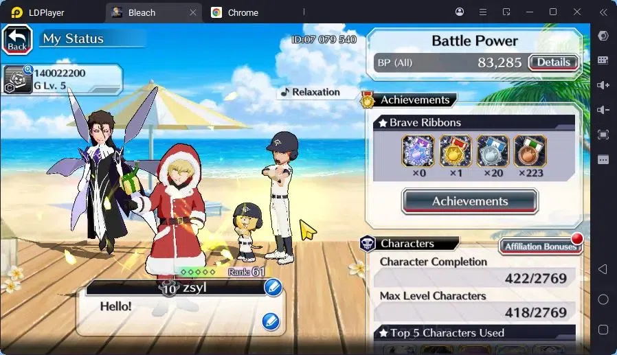 Bleach: Brave Souls Accounts High-End GLOBAL |20K 2