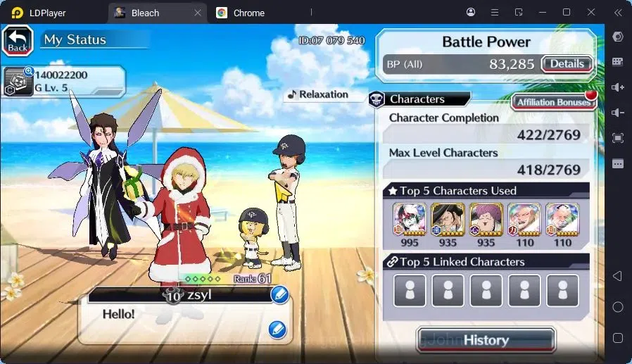 Bleach: Brave Souls Accounts High-End GLOBAL |20K 3
