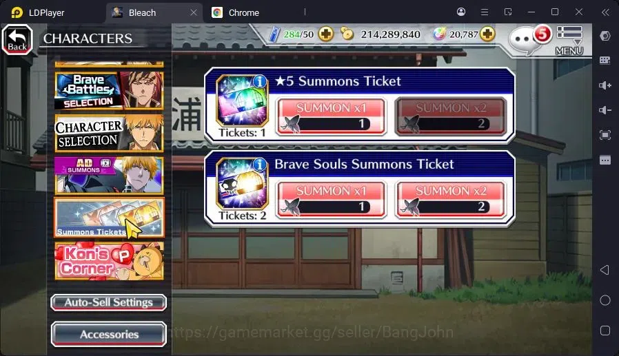 Bleach: Brave Souls Accounts High-End GLOBAL |20K 6