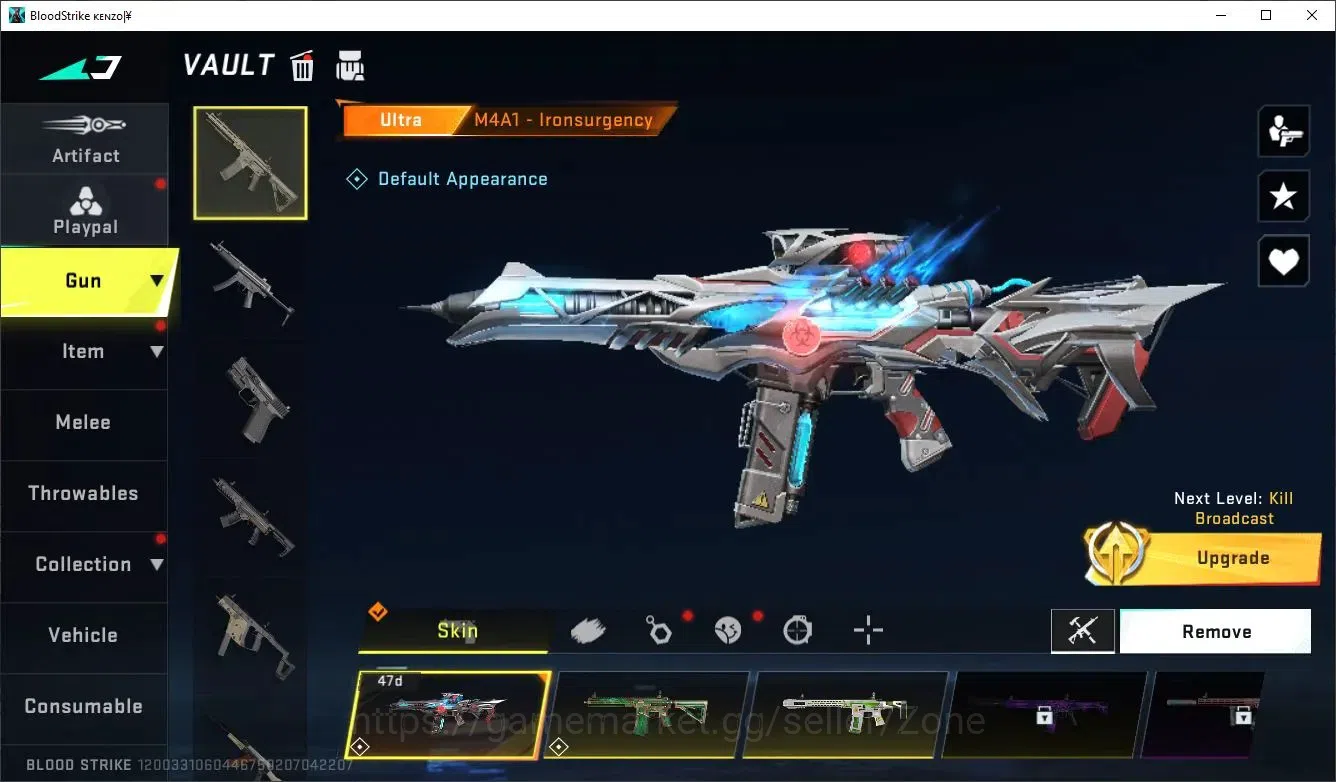 Blood Strike Accounts ASIA|L27 Legend IV|1 ETERNAL: AUG Empyrean|2 EVO: image 3