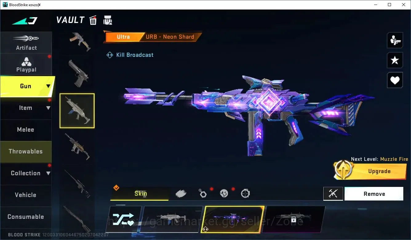 Blood Strike Accounts ASIA|L27 Legend IV|1 ETERNAL: AUG Empyrean|2 EVO: image 6