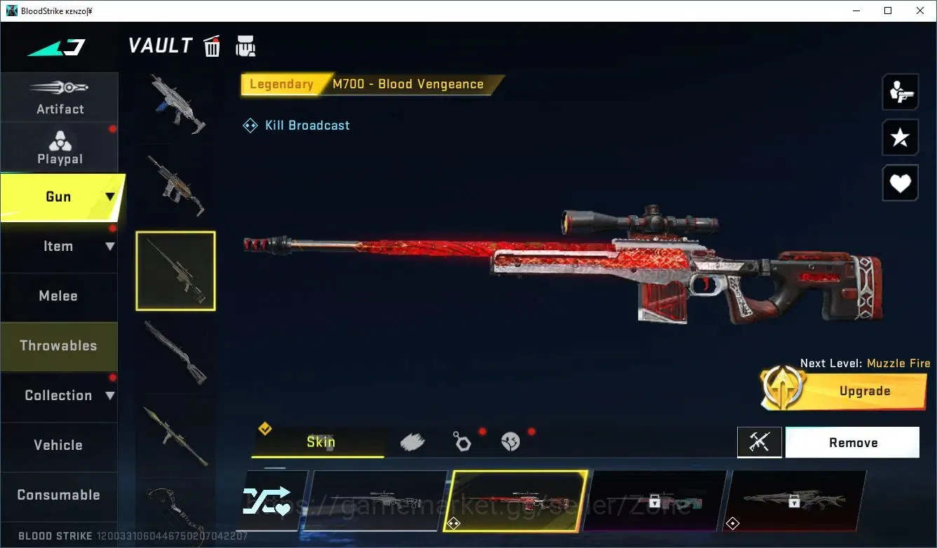 Blood Strike Accounts ASIA|L27 Legend IV|1 ETERNAL: AUG Empyrean|2 EVO: image 8