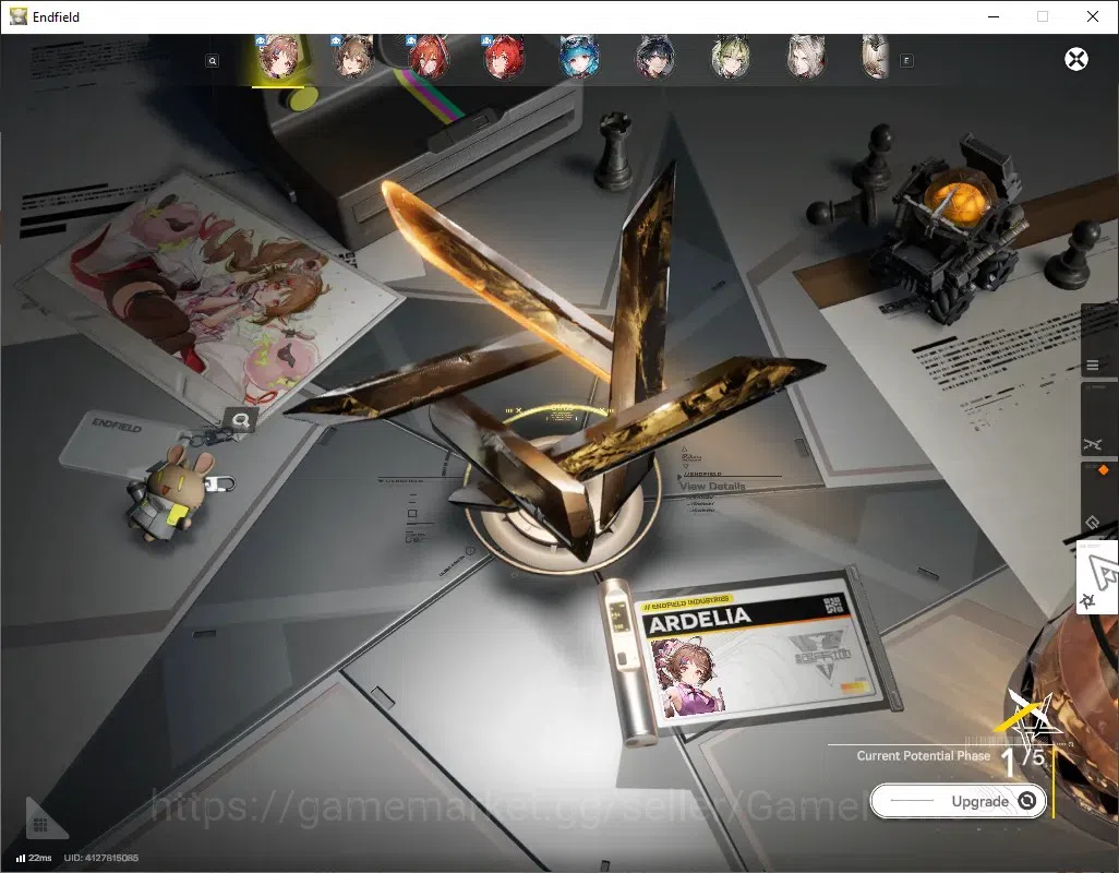 Arknights: Endfield Accounts ASIA|Lv 51|7 SSR(2 Limit)+14(*6 Weap)|(Laevatain,Gilberta)+Sign,Last 6