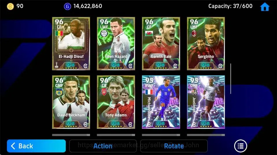 eFootball Accounts Legends & Iconic Players Mobile|PW 3187|Xavi Epic,Diego Forlan BigT'02,Marco Van Basten Epic,Ronaldinho 5
