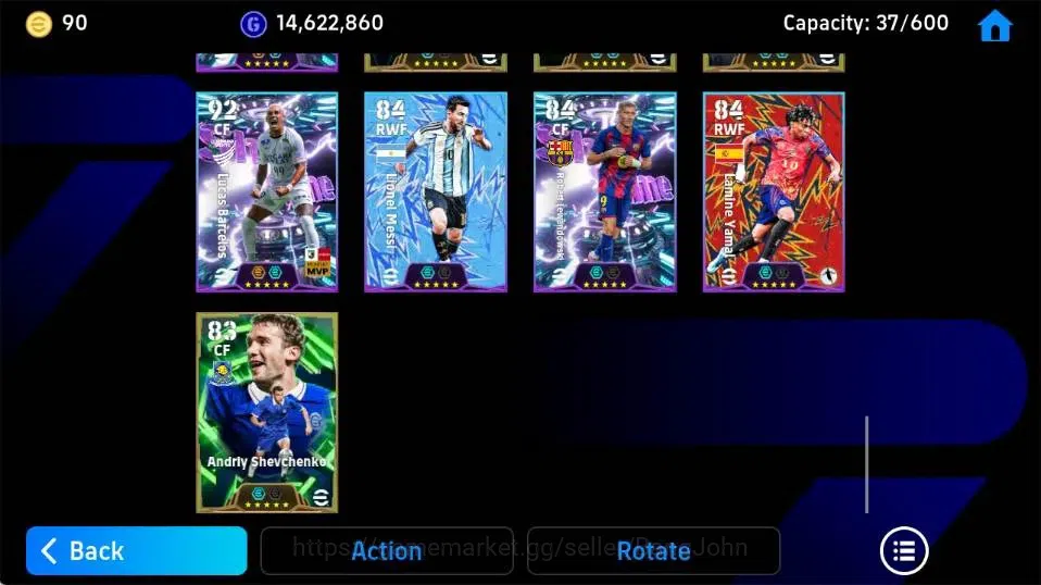 eFootball Accounts Legends & Iconic Players Mobile|PW 3187|Xavi Epic,Diego Forlan BigT'02,Marco Van Basten Epic,Ronaldinho 7