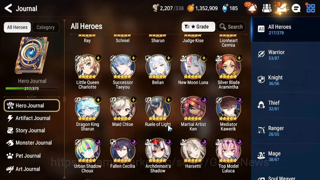 Epic Seven Accounts Korea|Verif|18 ML(NMLuna,RoLight,Zio,Harsetti,etc) image 11