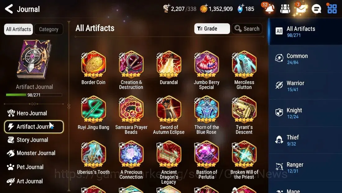 Epic Seven Accounts Korea|Verif|18 ML(NMLuna,RoLight,Zio,Harsetti,etc) image 13