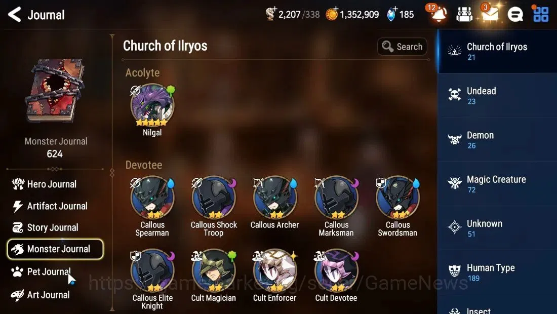 Epic Seven Accounts Korea|Verif|18 ML(NMLuna,RoLight,Zio,Harsetti,etc) image 15