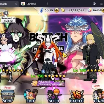 Bleach: Brave Souls Accounts Starter Global |65K BP+10K Orb|Fresh Story|Ichigo 8th,DT,CV|Shinji JPV|Cirucci TYBW2|Bambietta
