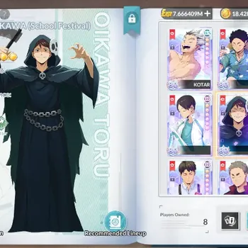 HAIKYU!! FLY HIGH Accounts Sea|Lv 59|14k DM|8 SP (Oikawa,Iwaizumi,Ushijima)+Memo,Kunimi,Akaashi,Bokuto,Etc|4 UR