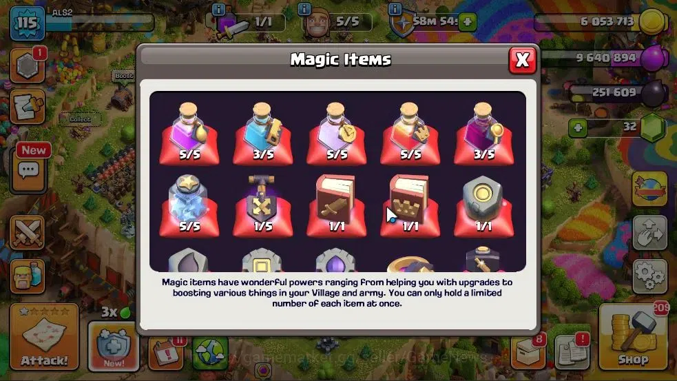 Clash of Clans Accounts High-End LV 115|TH 15-BH 7|HH 9|Limited Skin|BK 48,AQ 48,GW 25,MP 34,RC 24,DD 1|Painter Scenery|CN 2