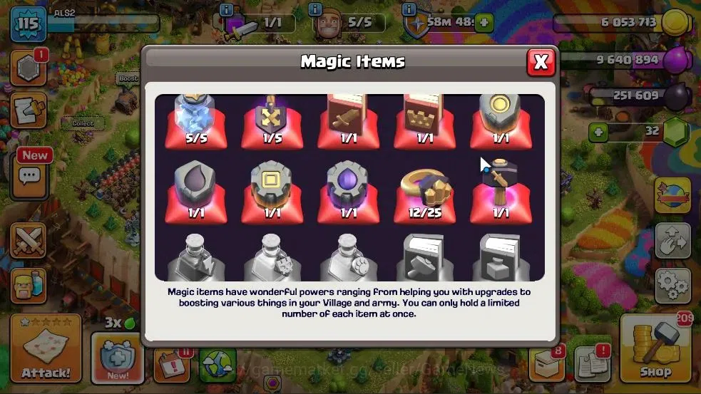 Clash of Clans Accounts High-End LV 115|TH 15-BH 7|HH 9|Limited Skin|BK 48,AQ 48,GW 25,MP 34,RC 24,DD 1|Painter Scenery|CN 3