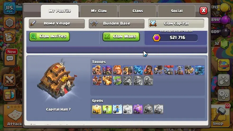 Clash of Clans Accounts High-End LV 115|TH 15-BH 7|HH 9|Limited Skin|BK 48,AQ 48,GW 25,MP 34,RC 24,DD 1|Painter Scenery|CN 9