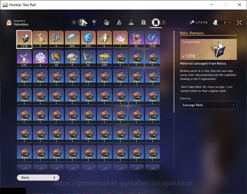 Honkai Star Rail Accounts Mid Game ASIA|TL 65| 9 Limited | Saber+Sign, Castorice, Hyacine, Aglaea, Cerydra Etc | MC Female 4