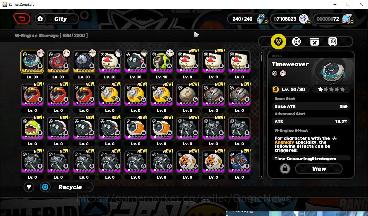 Zenless Zone Zero Accounts Mid-Game Asia IK 45| S2 CH2 |4 Limit [Alice,Miyabi,Harumasa,Yanagi+Sign] + 3 Std |4 S BG|MC 5