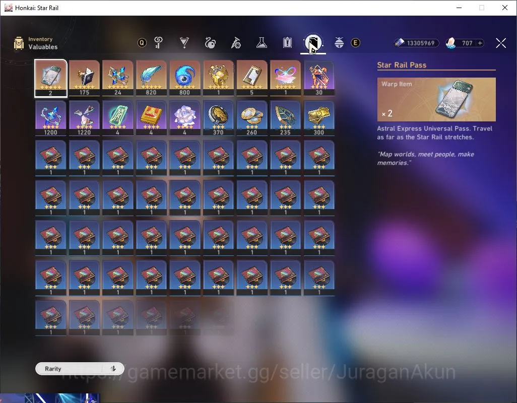 Honkai Star Rail Accounts End Game ASIA|TL 70|13 Limited |Hyacine+Sign,Saber+Sign,Cyrene,Phainon,Cerydra,Sparkle,Etc|MC 5