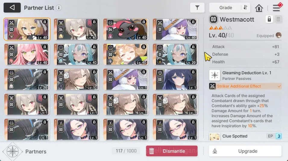 Chaos Zero Nightmare Accounts GLOBAL Lv45|1,2K Cry|7 SSR 2 Limit (Yuki+Sign,Chiz image 2