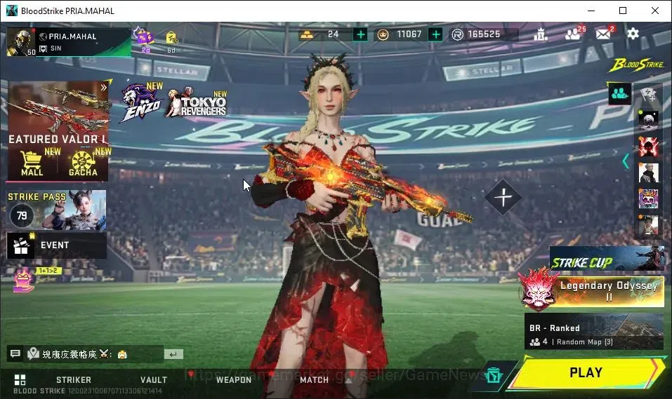 Blood Strike Accounts ASIA|ETERNAL DEagle|Collab TokRev[FN2000,MCX,Takem image 1