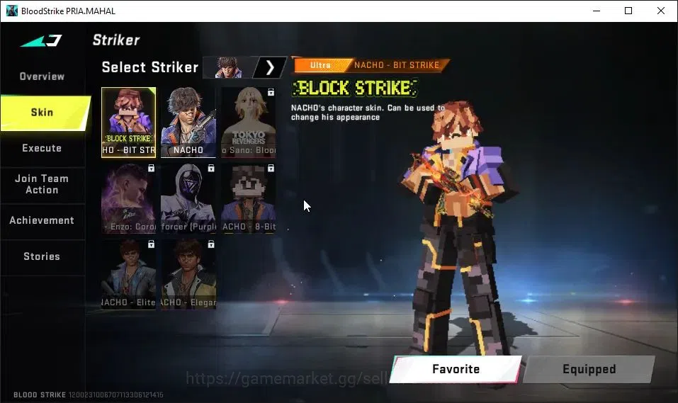 Blood Strike Accounts ASIA|ETERNAL DEagle|Collab TokRev[FN2000,MCX,Takem image 11