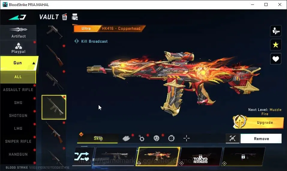 Blood Strike Accounts ASIA|ETERNAL DEagle|Collab TokRev[FN2000,MCX,Takem image 16